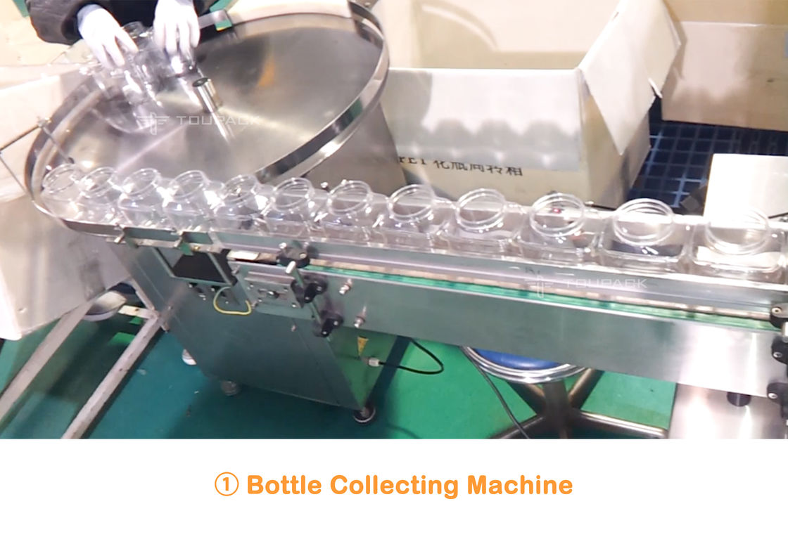 Αυτόματα 10 που το επικεφαλής Weigher Multihead πλυντήριο διακοσμεί το βάζο με χάντρες μπορούν να εμφιαλώσουν το σύστημα πλήρωσης και συσκευασίας