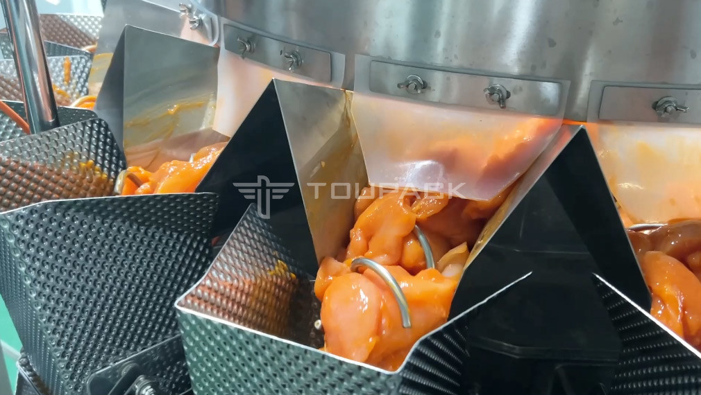 Φρέσκο κοτόπουλο πρόβατο χοιρινό κρέας βοδινού πολυκεφαλής ζυγός 14 κεφαλές βίδα γεμιστήρας κρέατος