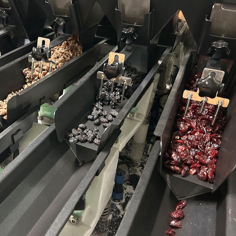 Αυτόματη συσκευή συσκευασίας τροφίμων 10g-1000G Πορτοφόλι Πορτοκαλί