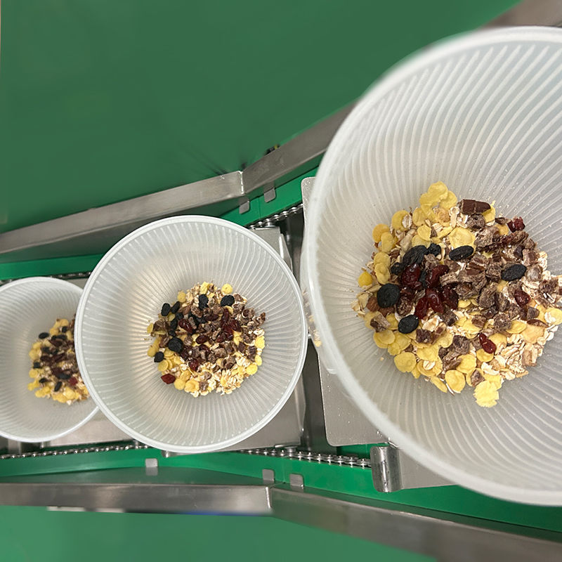 Μηχανή Συσκευασίας Τροφών για Κατοικίδια 2,5kg Πολλαπλών Υλικών με Ζυγιστή Πολλαπλών Κεφαλών Γραμμικό Ζυγιστή για Συσκευασία Σακούλας Doypack Ziplock