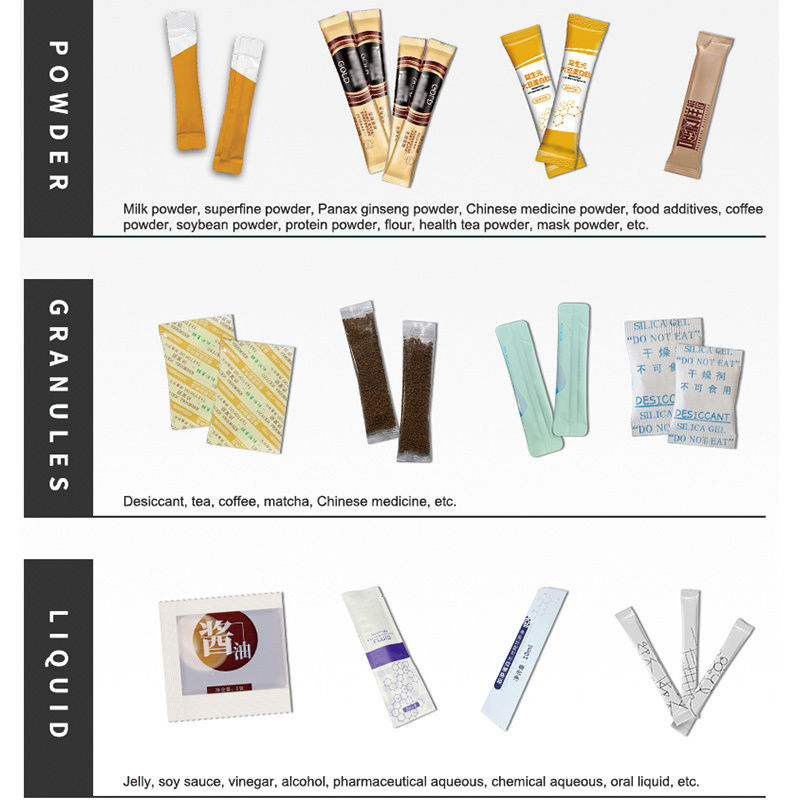 Πλήρως αυτόματη μηχανή συσκευασίας και συμπλήρωσης κετσαπούκ VFF Multi Track Vertical 4 Sides Seal Sachet Tomato Sauce συσκευασία