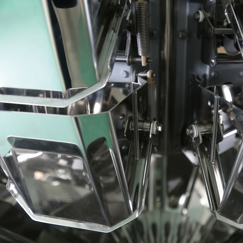 Πλήρως αυτόματο υψηλής ταχύτητας άζωτο κάθετη μορφή γεμίστε σφραγίδα τσάντα σνακ τρόφιμα ζύγιση φουσκάλες τρόφιμα συσκευασία πυριτίων