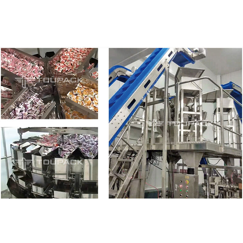 Πολυλειτουργία Premade Pouch Packaging Machines 300BPM High-Speed Multihead Weigher for Sunflower Seeds and Nuts (Πολύλειτουργία Προσκευασμένο Πορτοφόλι Συσκευαστικών Μηχανών 300BPM)