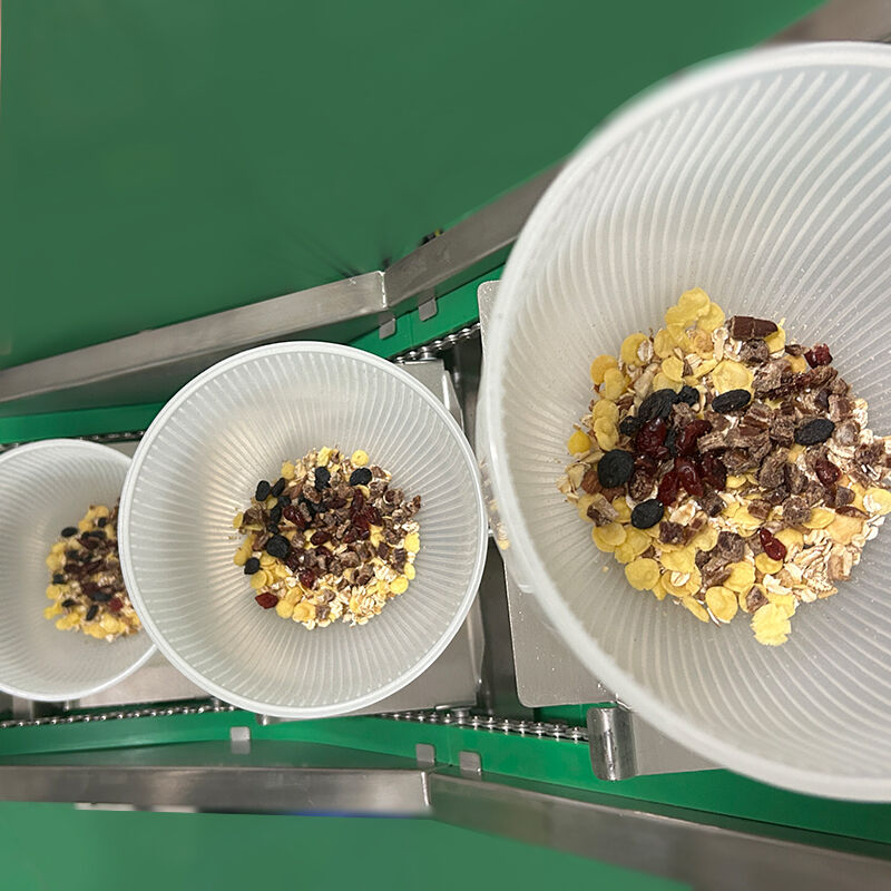 Μηχανή συσκευασίας τροφών για κατοικίδια υψηλής ταχύτητας με πολυκεφαλικό ζυγιστή για ανάμειξη και συσκευασία σνακ