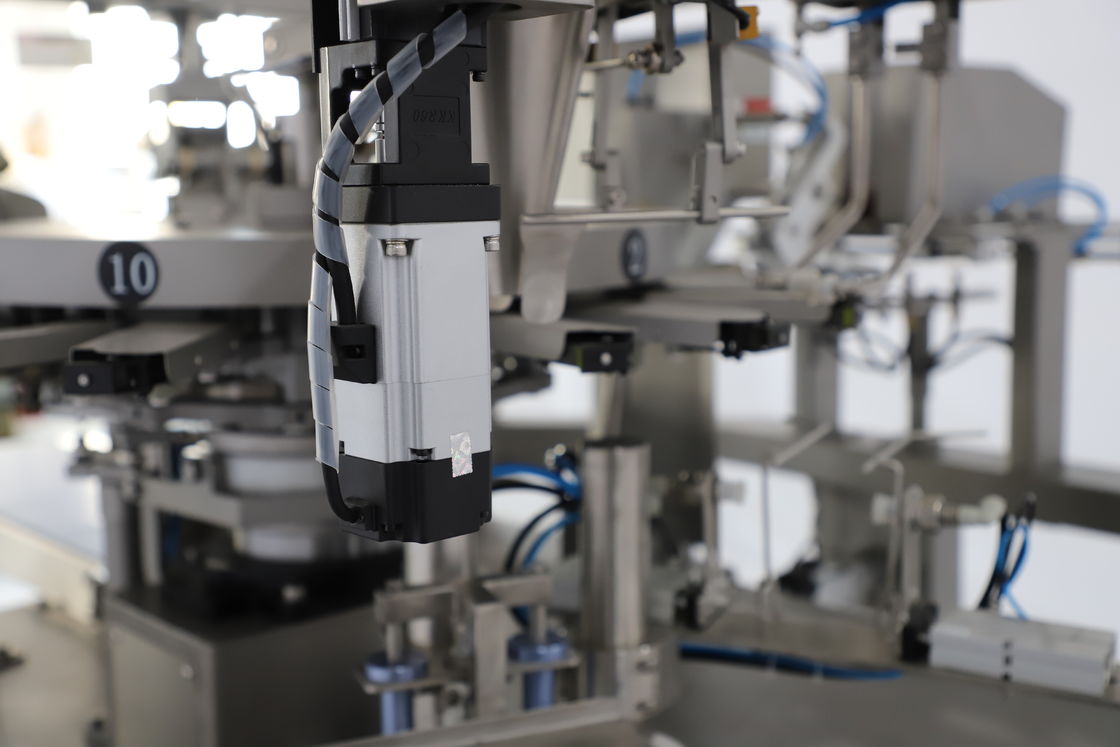Ξηρά Weigher συσκευασίας τσαντών μεγάλου Premade πολυ-κεφαλιών φρούτων λεμονιών συντηρημένη φρούτα περιστροφική κενή ζώνη μεταφορέων