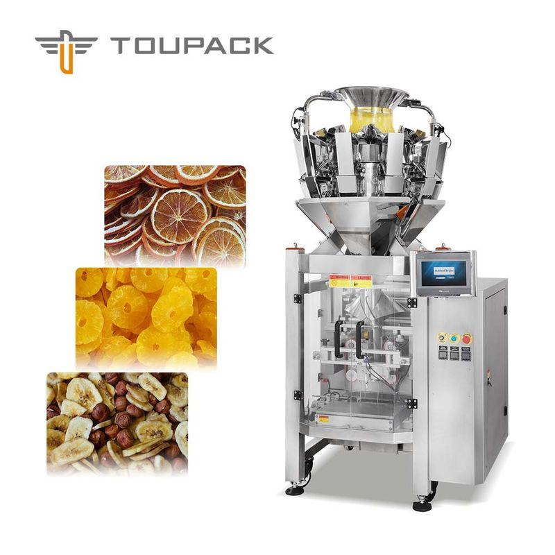 Ξηρά Weigher συσκευασίας τσαντών μεγάλου Premade πολυ-κεφαλιών φρούτων λεμονιών συντηρημένη φρούτα περιστροφική κενή ζώνη μεταφορέων