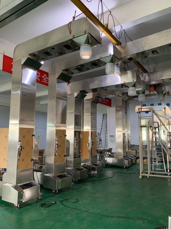 Ανελκυστήρας κάδων τύπων τροφίμων 1.8L Ζ πρόχειρων φαγητών SUS 304