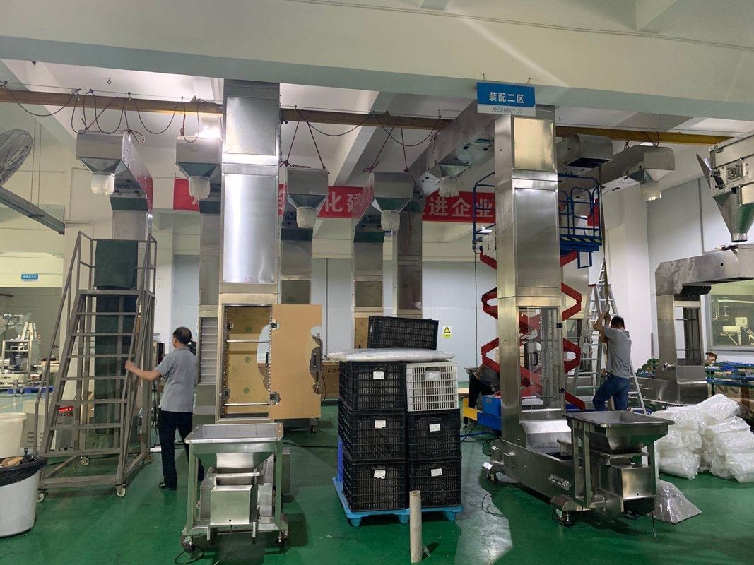 Ανελκυστήρας κάδων τύπων τροφίμων 1.8L Ζ πρόχειρων φαγητών SUS 304