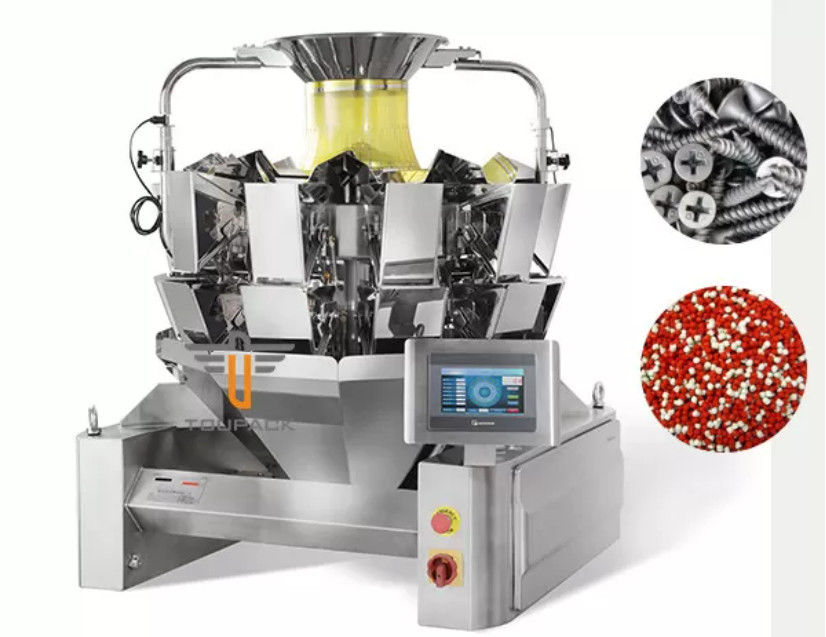 Weigher 10 Multihead κόκκων SS304 2.5L κεφάλια για το προϊόν σιδήρου