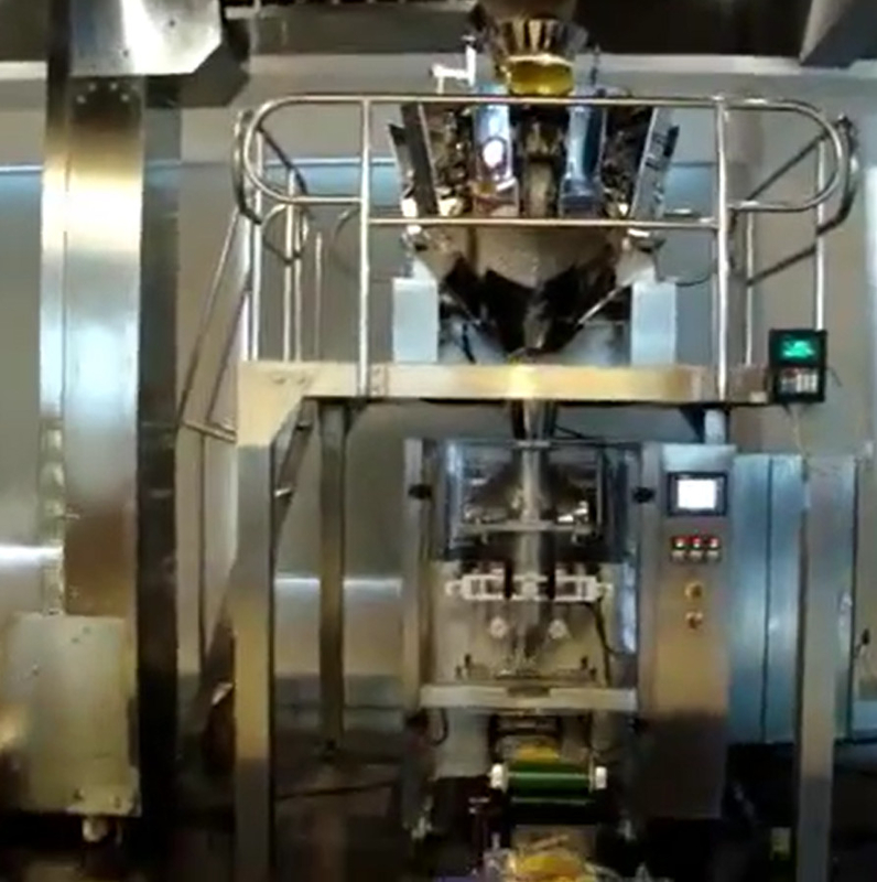 60BPM 10 επικεφαλής Weigher Multihead για τα τσιπ 5L 2,5 Λ 1,6 Λ πρόχειρων φαγητών