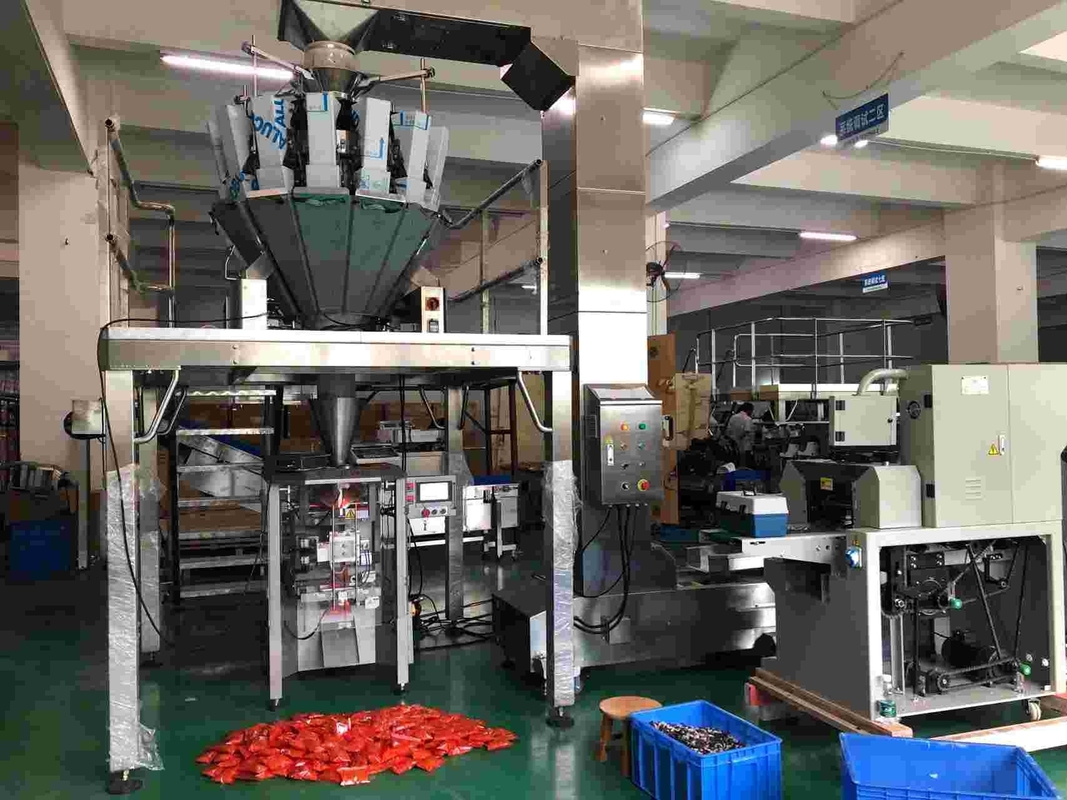 14 Weigher συνδυασμού κεφαλιών με τις σαφείς χοάνες 0.8L 1.6L 2.5L 5L για τα σιτάρια Weighment