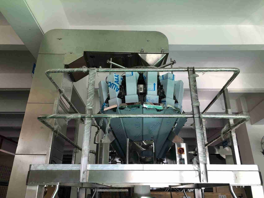 14 Weigher συνδυασμού κεφαλιών με τις σαφείς χοάνες 0.8L 1.6L 2.5L 5L για τα σιτάρια Weighment