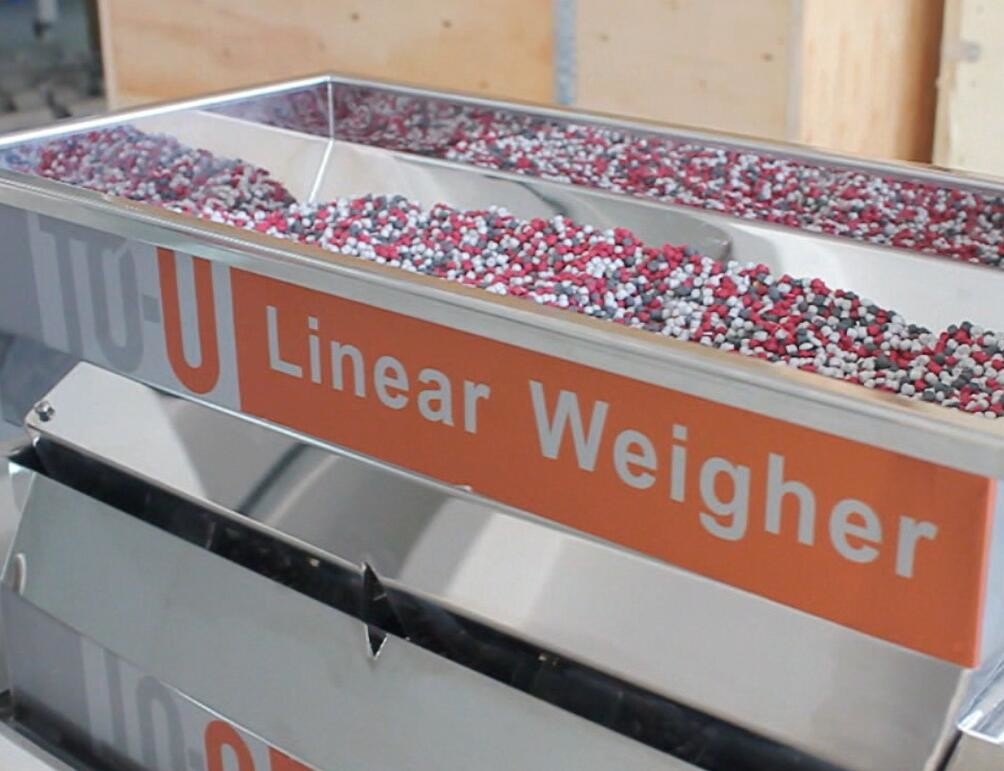 0.8KW 200g 4 επικεφαλής Weigher 0.5L γραμμική μηχανή συσκευασίας 80 P/M