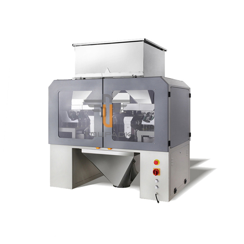 Αυτόματος γραμμικός Weigher SUS304 35BMP τεσσάρων κεφαλιών για το ζυγίζοντας προϊόν 10000g