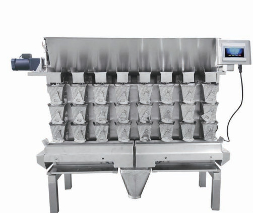 8 επικεφαλής Weigher συνδυασμού για το φρέσκο μαγειρευμένο προϊόν κρέατος 30 τσάντες/λ.