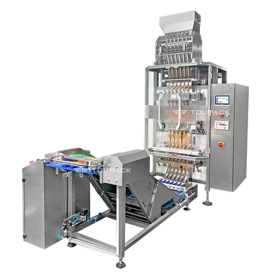 Υψηλής ταχύτητας VFF Multi-Column Package Checkweighing System Πολλαπλής γραμμής συσκευασία σκόνης