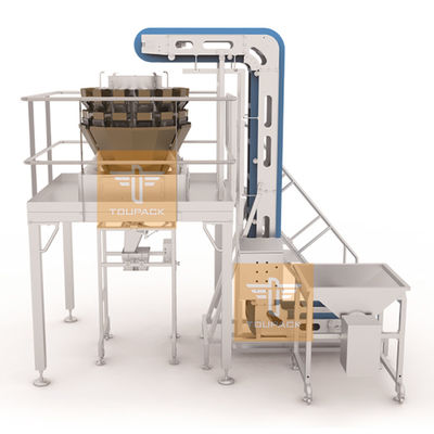 Σπασμένα ζαχαρότευτλα Συστήματα ζύγισης και γέμισης Φρέσκο κρέας 14 κεφαλές Στροφή τροφοδοσίας Πολυκεφαλής ζυγός