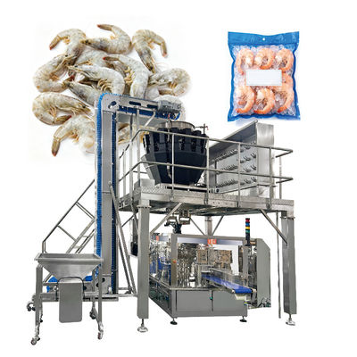 1kg 2kg Κοτόπουλο Πουλερικά Νουγκέτ φτερά Κρέας Προετοιμασμένη τσάντα Πολυκεφαλής ζυγός Στάσου τσάντα περιστροφική συσκευή συσκευασίας σφραγίδας