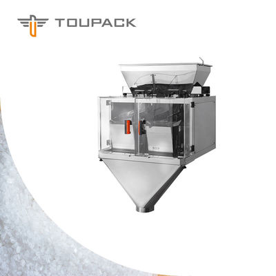 Διπλή επικεφαλής μηχανή συσκευασίας 0.8L 304SUS κοκκώδης για το καρύκευμα ρυζιού
