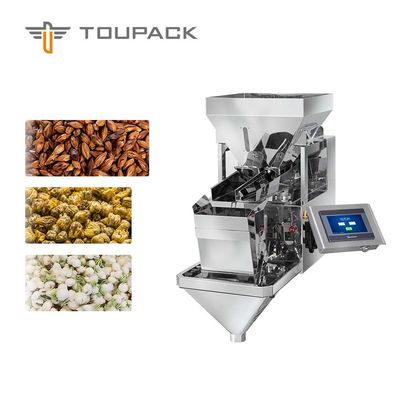 IP65 ενιαία επικεφαλής Weigher μηχανή συσκευασίας για το τσάι χρυσάνθεμων σπόρων πεπονιών