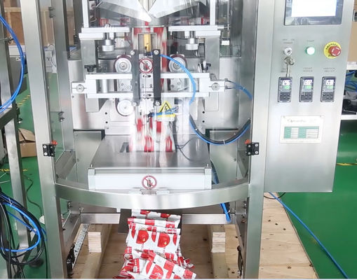 14 Weigher VFFS Mutihead ανελκυστήρας τύπων κύπελλων μηχανών συσκευασίας για τα παγωμένα φασόλι φρούτα σοκολάτας