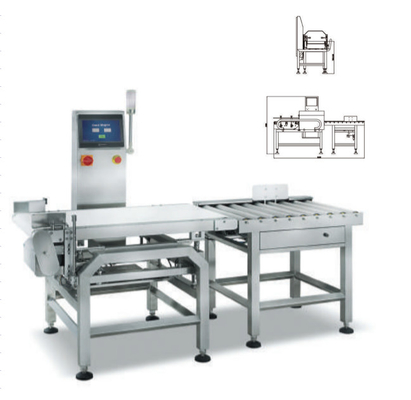 50 Weigher WPM Multihead Checkweigher μηχανών συσκευασίας SUS304 σύστημα