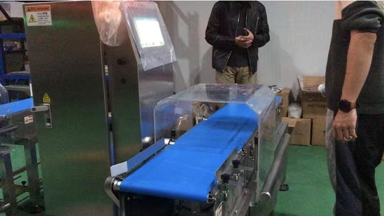 Weigher ελέγχου υψηλής ταχύτητας 1KW 120p/min για την επιθεώρηση του βάρους των προϊόντων