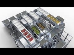 Μηχανή συσκευασίας ζυγιστικού κεφαλής για ανάμεικτα προϊόντα αποξηραμένων φρούτων 4 σε 1